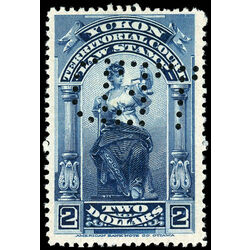 canada revenue stamp yl11 territorial court 2 1902