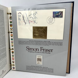 the story of canada 4 21 different official first day covers with a 24 karat gold art replica volume iv