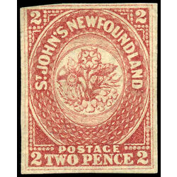 newfoundland stamp 17 1861 third pence issue 2d 1861 M F VFNG 011