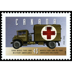 canada stamp 1527a ford military ambulance 1942 1943 43 1994