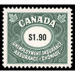 canada revenue stamp fu101 unemployment insurance stamps 1 90 1968
