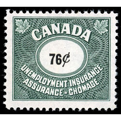 canada revenue stamp fu75 unemployment insurance stamps 76 1960