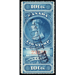 canada revenue stamp fsc1 supreme court law stamp young queen victoria 10 1876 U F VF 002