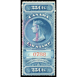 canada revenue stamp fsc03 supreme court law stamp young queen victoria 25 1876