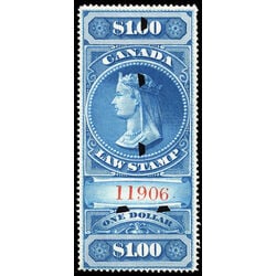 canada revenue stamp fsc5 supreme court law stamp young queen victoria 1 1876