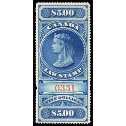 canada revenue stamp fsc6 supreme court law stamp young queen victoria 5 1876