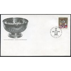 canada stamp 1460 stanley cup 43 1993 FDC