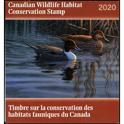 canadian wildlife habitat conservation stamp fwh37 northern pintail 8 50 2020