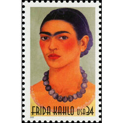 us stamp postage issues 3509 frida kahlo 34 2001