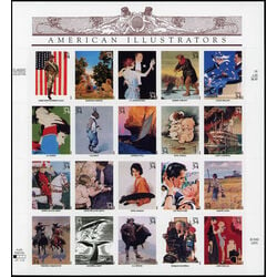 us stamp postage issues 3502 american illustrators 2001