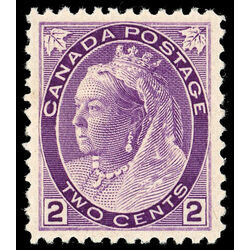 canada stamp 76 queen victoria 2 1898 M XFNH 015