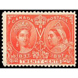 canada stamp 59 queen victoria diamond jubilee 20 1897 M FNH 062