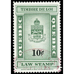 canada revenue stamp ql109 law stamps 10 1923