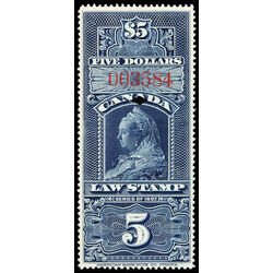 canada revenue stamp fsc9 supreme court law stamp widow queen victoria 5 1897