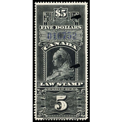canada revenue stamp fsc12 supreme court law stamp widow queen victoria 5 1897 U F VF 003