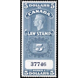 canada revenue stamp fsc26a supreme court law stamp george vi 5 1938
