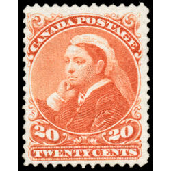 canada stamp 46 queen victoria 20 1893 M F VF 058
