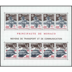 monaco stamp 1624a transport and communication europa 1988 1988