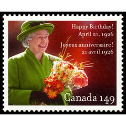 canada stamp 2150a queen elizabeth ii 80th birthday 1 49 2006