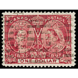 canada stamp 61 queen victoria diamond jubilee 1 1897 U F VF 093