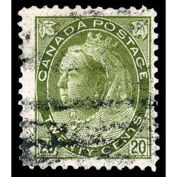 canada stamp 84xx queen victoria 20 1900