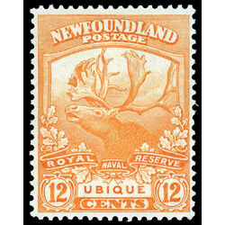 newfoundland stamp 123 ubique 12 1919 M VF 010
