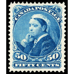 canada stamp 47 queen victoria 50 1893 M XF 048