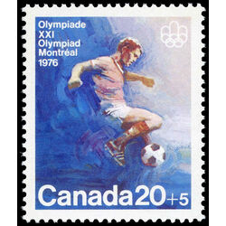 canada stamp b semi postal b12 soccer 1976