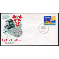 canada stamp b semi postal b6 sailing 1975 FDC 002