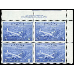 canada stamp c air mail ce3 d c 4 m airplane 17 1946 PB UR %231