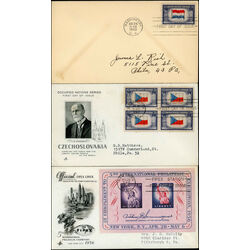 6 united states first day covers