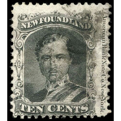 newfoundland stamp 27 prince albert 10 1870 U F 006