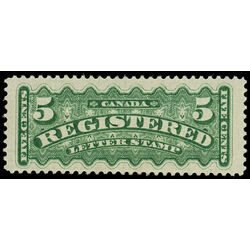 canada stamp f registration f2i registered stamp 5 1875 M VF 001