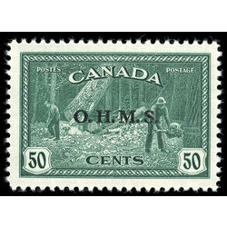 canada stamp o official o9 lumbering 50 1949 M VF 016