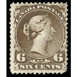 canada stamp 27vi queen victoria 6 1868