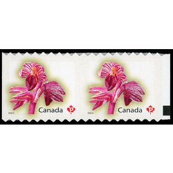 canada stamp 2357iv striped coralroot 2010 M VFNH TAB R