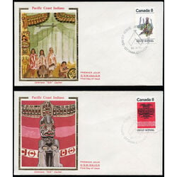 canada stamp 572 3 fdc pacific coast indians 1974