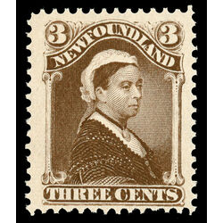 newfoundland stamp 51 queen victoria 3 1887