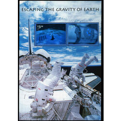 us stamp postage issues 3411 escaping the gravity of earth 2000