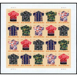 us stamp postage issues 4596a aloha shirts 2012 M PANE