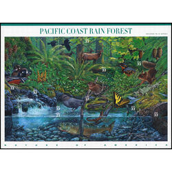 us stamp postage issues 3378 pacific coast rain forest 2000