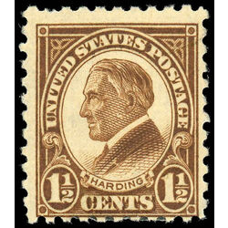 us stamp postage issues 582 harding 1 1923