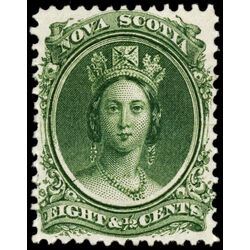 nova scotia stamp 11 queen victoria 8 1860