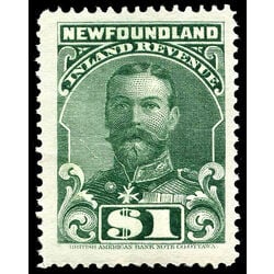 canada revenue stamp nfr20 newfoundland king george v 1 1910