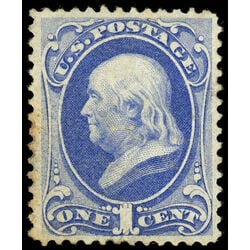 us stamp postage issues 145 franklin ultramarine 1 1870 M VFNG 002