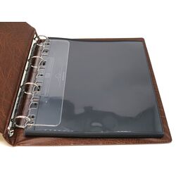 used lighthouse binder and slipcase brown