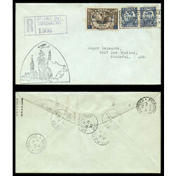 canada stamp c air mail c4 c2 surcharged mercury with scroll in hand 6 1932 FDC COMBO 029