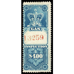 canada revenue stamp fg15 crown gas inspection 4 1875