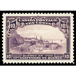 canada stamp 101 quebec in 1700 10 1908 M XF 051