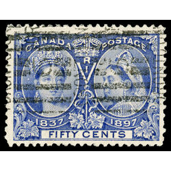 canada stamp 60 queen victoria diamond jubilee 50 1897 U VF 080